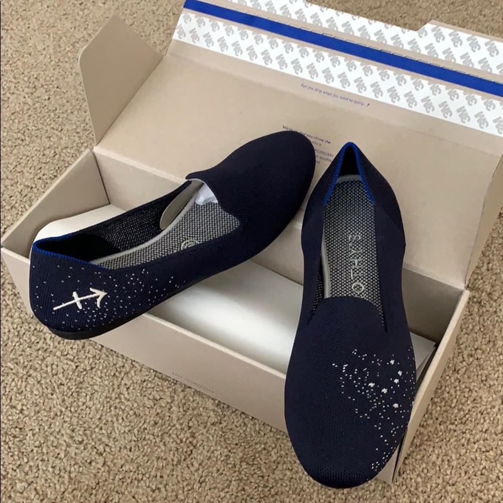 New with Box Sagittarius Navy Loafers from Rothy’s